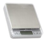Easy Measure Digital Kitchen Scale with Food Tray - Silver