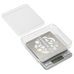 Easy measure digital kitchen scale with food tray