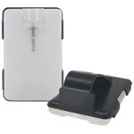 Easy-Reach TM Auto Visor Clip with Credit Card Sanitizer - Frost