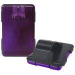 Easy-Reach TM Auto Visor Clip with Credit Card Sanitizer - Translucent Purple