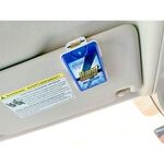 Easy-Reach TM Auto Visor Clip with Credit Card Sanitizer -  