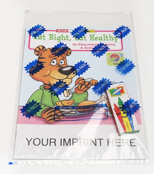 Main Product Image for Eat Right, Eat Healthy Coloring And Activity Book Fun Pack