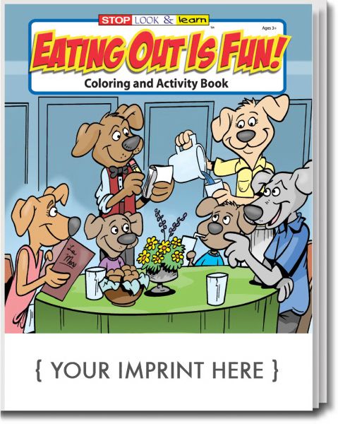 Main Product Image for Eating Out Is Fun Coloring And Activity Book USA Made