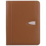 ECLIPSE BONDED LEATHER ZIPPERED PORTFOLIO WITH CALCULATOR