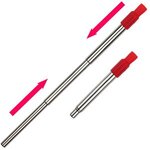 "Eco-Collapsible Straw" Reusable Stainless Steel Straw -  