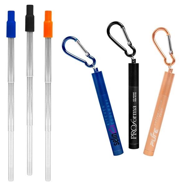 Main Product Image for Eco-Friendly Reusable Stainless-Steel Straw In An Anodized