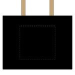 Eco-Green Jute Tote - Black-natural