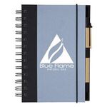 ECO-INSPIRED SPIRAL NOTEBOOK & PEN -  
