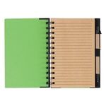 ECO-INSPIRED SPIRAL NOTEBOOK & PEN -  