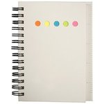 Eco Mini Sticky Book (TM) with Ruler - White