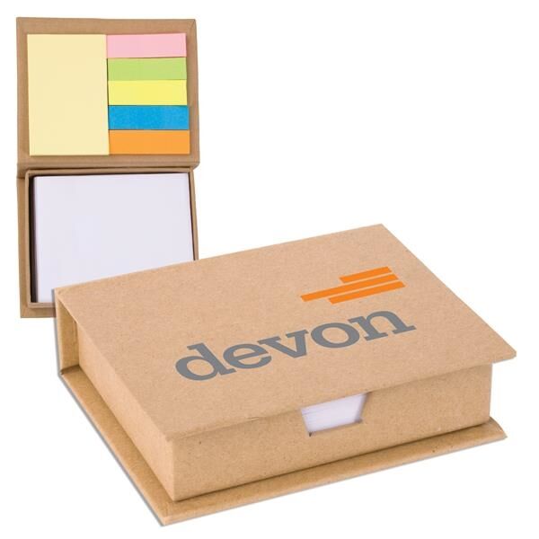 Main Product Image for Eco-Recycled Memo Case with Sticky Notes