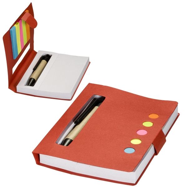 Main Product Image for Imprinted Eco Stowaway Sticky Jotter With Pen