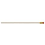 Economy Line Round Pencil - White