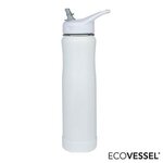 EcoVessel(R) The Summit 24 oz. Vacuum Insulated Water Bottle - White
