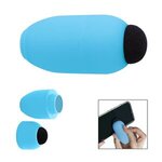 Egg Shaped Lip Moisturizer With Microfiber Top - Blue