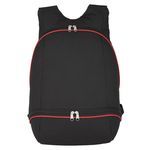 Elite Backpack - Black with Red