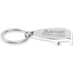 Elite Laser Engraved Metal Bottle Opener Keyholder. -  