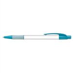 Elite Slim Frost (Digital Full Color Wrap) Pen - Aqua Blue/white