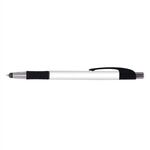 Elite Slim Stylus Pen (Digital Full Color Wrap) - Black/white/silver