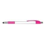 Elite Slim Stylus Pen (Digital Full Color Wrap) - Pink/white/silver
