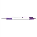 Elite Slim Stylus Pen (Digital Full Color Wrap) - Purple/white/silver