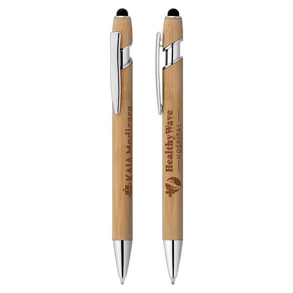 Main Product Image for Ellipse Bamboo Stylus Pen - Laser