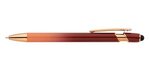 Ellipse Ombre Rose Gold Stylus Pen - Burgundy