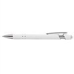 Ellipse Softy Brights w/Stylus - ColorJet - Metal Pen - White-silver