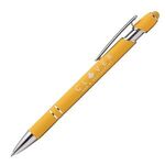 Ellipse Softy Brights w/Stylus - Laser Engraved - Metal Pen -  