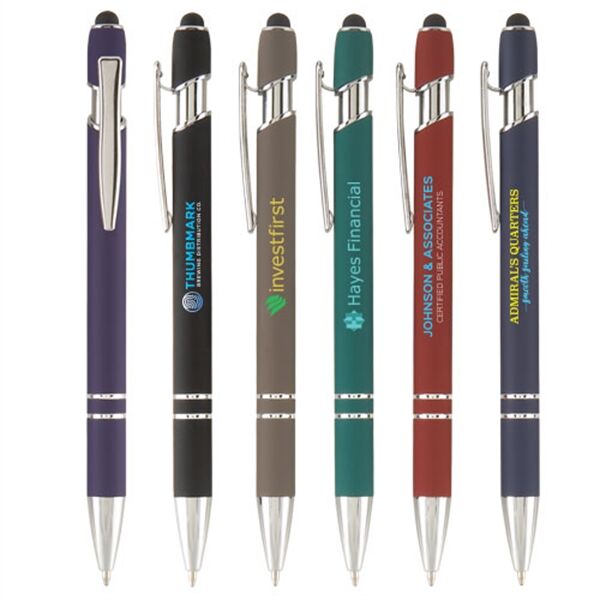 Main Product Image for Ellipse Softy with Stylus - ColorJet - Full Color Metal Pen