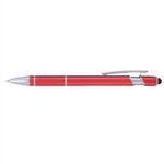 Ellipse Stylus - ColorJet - Full-Color Metal Pen - Orange-silver