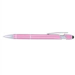 Ellipse Stylus - ColorJet - Full-Color Metal Pen - Pink-silver