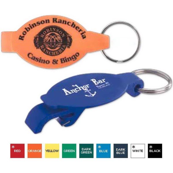 Main Product Image for Custom Imprinted Key Tag with Elliptical Beverage Wrench (TM)