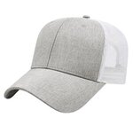 Buy Embroidered Heathered Polyester With Ultra Soft Mesh Back Cap