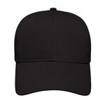 Embroidered Lightweight Low Profile Cap - Black