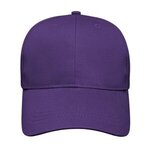 Embroidered Lightweight Low Profile Cap - Purple