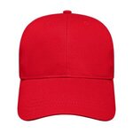 Embroidered Lightweight Low Profile Cap - Red