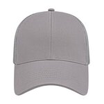 Embroidered Mesh Back Cap - Gray