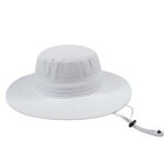 Embroidered Premium Performance Boonie Cap - White