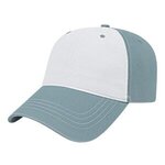 Embroidered Relaxed Golf Cap - White/smoke Blue