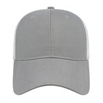 Embroidered X-Tra Value Mesh Back Cap - Gray/White