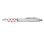 Emissary Click Pen -  Heart - Silver