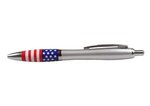 Emissary Click Pen - USA/Patriotic - Silver