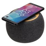 Empire Bamboo Wireless Speaker with 5W Wireless Charger -  