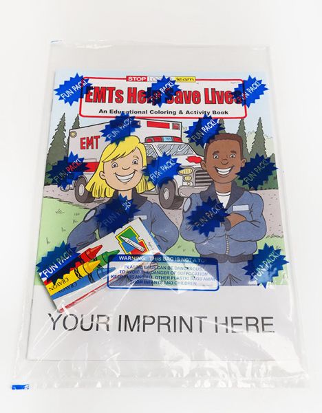 Main Product Image for Emts Help Save Lives Coloring And Activity Book Fun Pack
