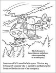 EMTs Help Save Lives Coloring and Activity Book Fun Pack -  