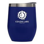 Escape - 11oz. Double Wall Stainless Wine Cup - Silkscreen - Royal Blue