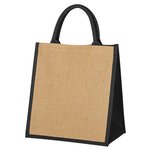 Escape Jute Tote Bag - Black