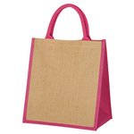 Escape Jute Tote Bag - Pink