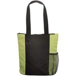 Essential Trade Show Tote with Zipper Closure - Lime Green